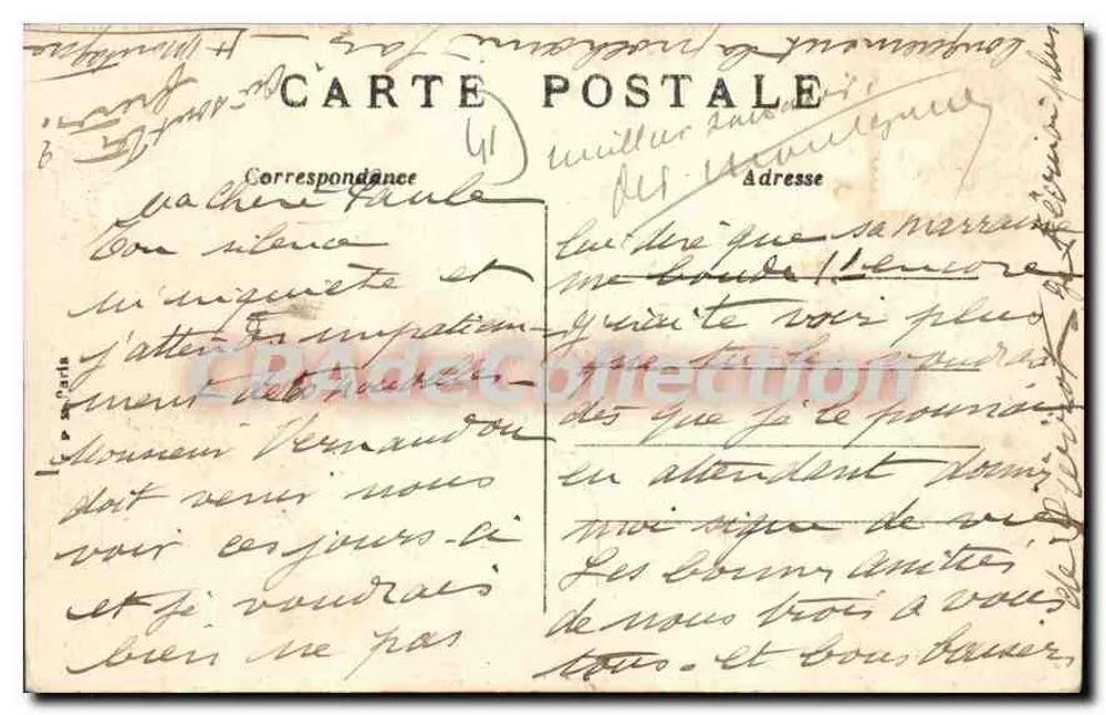 St-Aignan (L.-et-Ch.) — Schloss und Reitstall — Edition L. Meunler - Rückseite