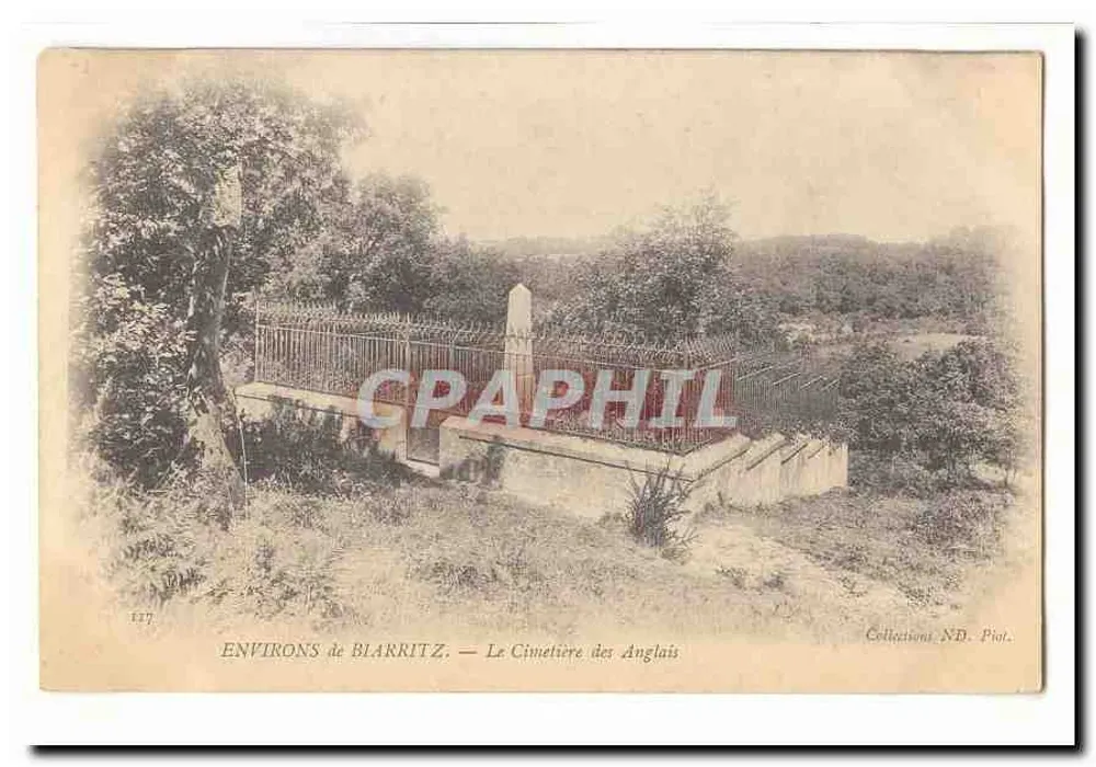 Umgebung von Blarritz — Der englische Friedhof — Collections N.D. Piot, n° 117 - Vorderseite