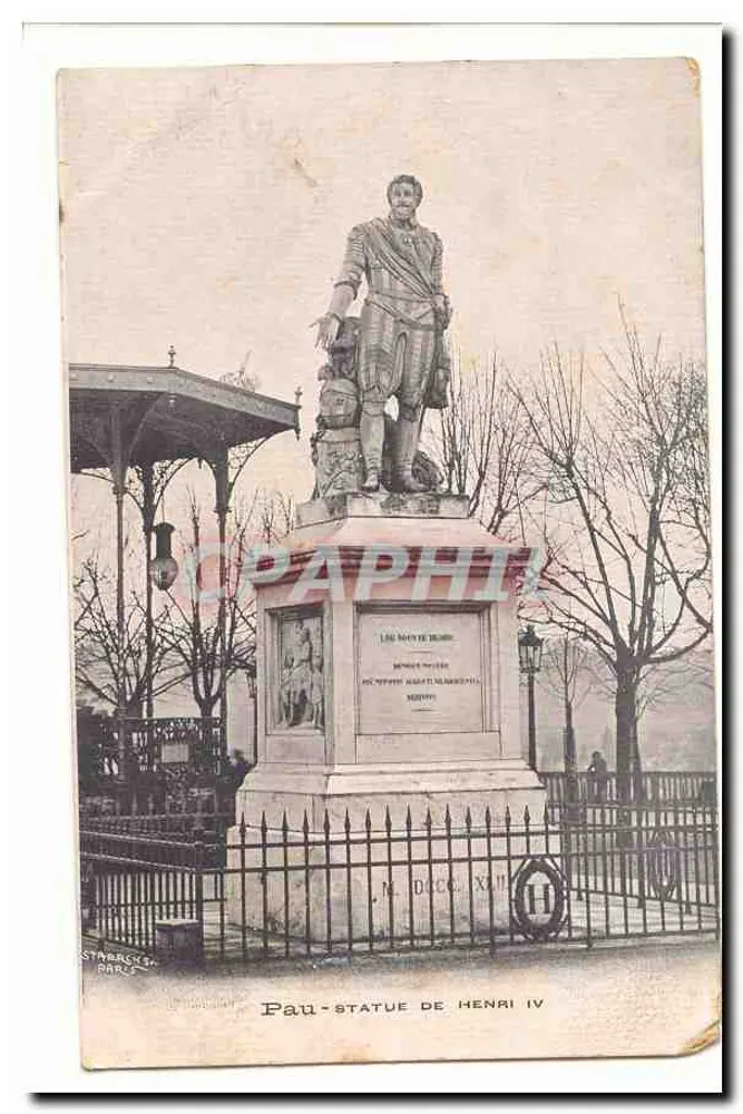 Pau - Estátua de Henrique IV — editor STYNARCHIS PARIS, número de série não visível - Frente
