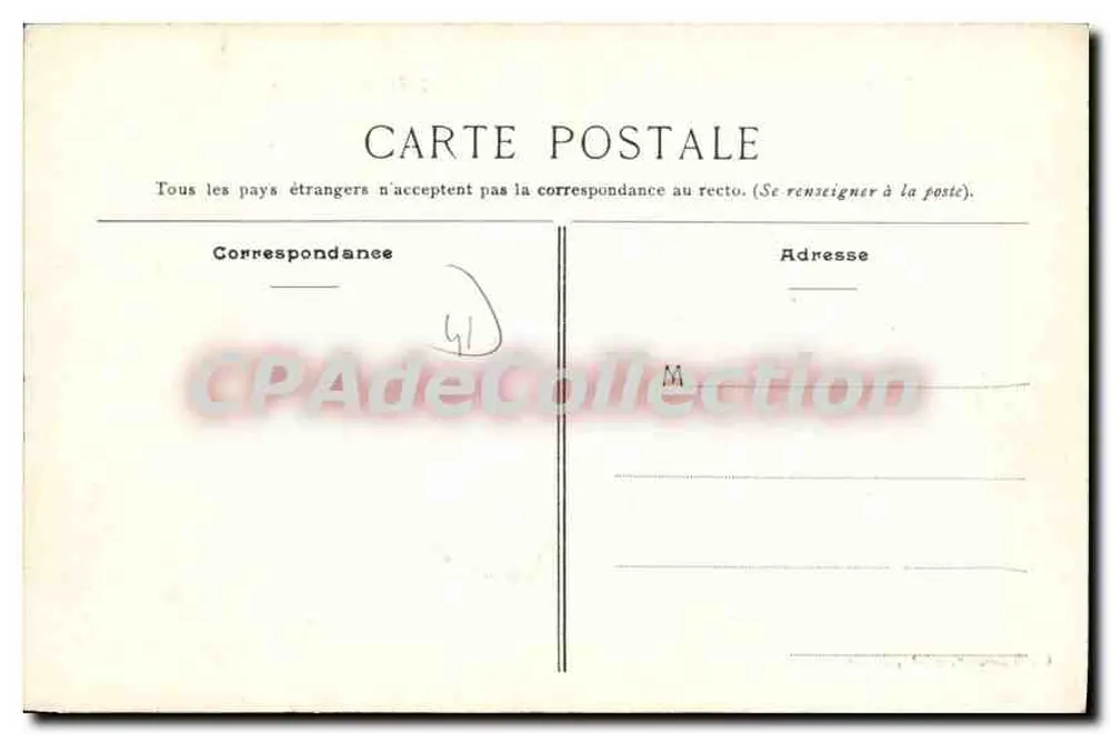 Castelo de Villesavin (século XVI) — Fachaça meridional — C. Tannier, editor, Blois - Verso