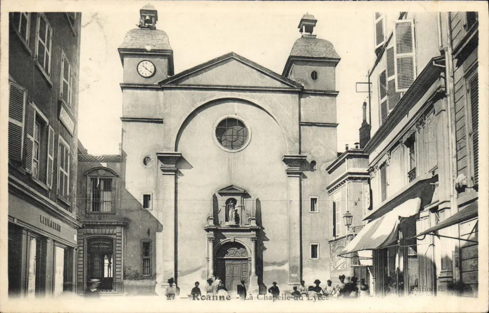 Roanne - A Capela do Liceu — edição E, n°27 - Frente