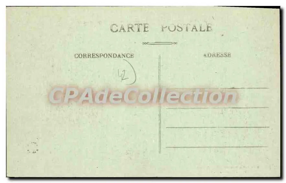 Roanne — Die Station und der Cours de la République — Mme Lafay-Benacier, Verlag Roanne - Rückseite