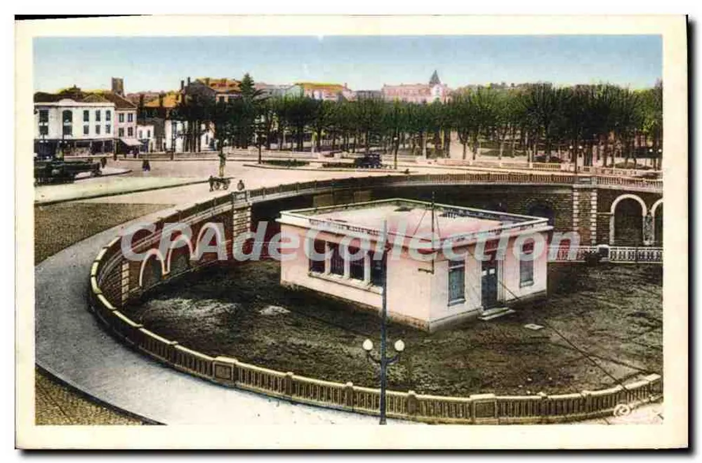 Roanne (Loire) — Der Neue Brücke von der Station aus gesehen — Commerciants Macon - Vorderseite
