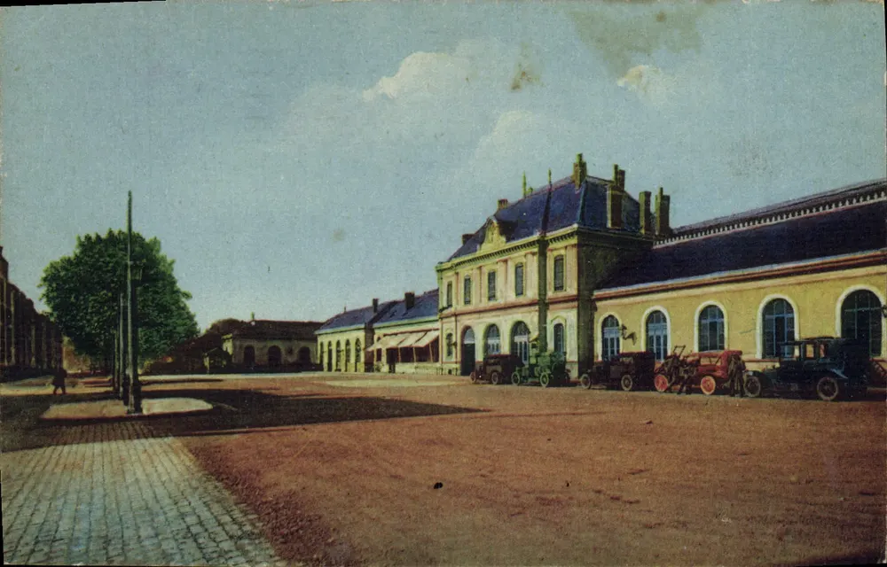 Roanne (Loire) - A Estação — Edição A. Thivend Roanne, n°22 - Frente