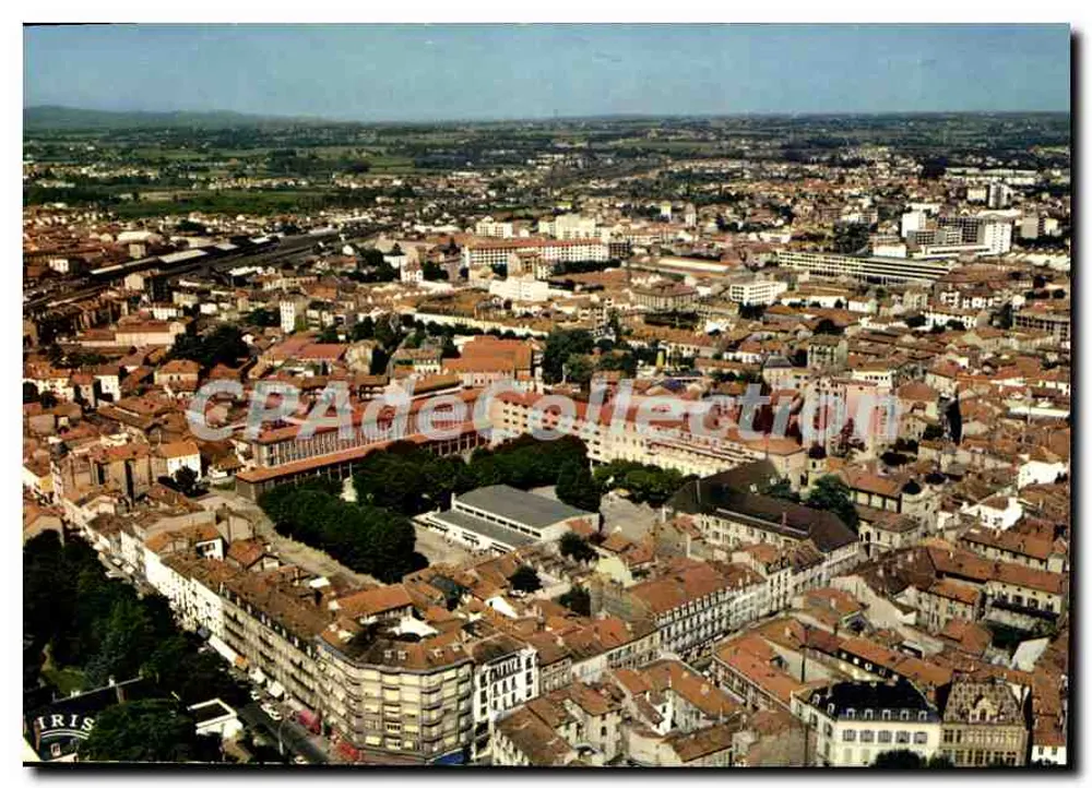 Roanne (Loire) — Allgemeiner Blick, das Lycée und die Straße Charles de Gaulle — Éditions 'La Géographe' Hachette - Vorderseite