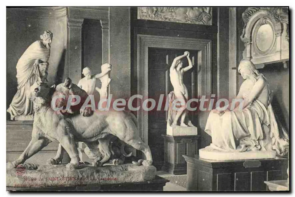 Esculturas na Galeria de Esculturas — Museu Saint-Étienne — Editor: Reunião dos Museus Nacionais - Frente