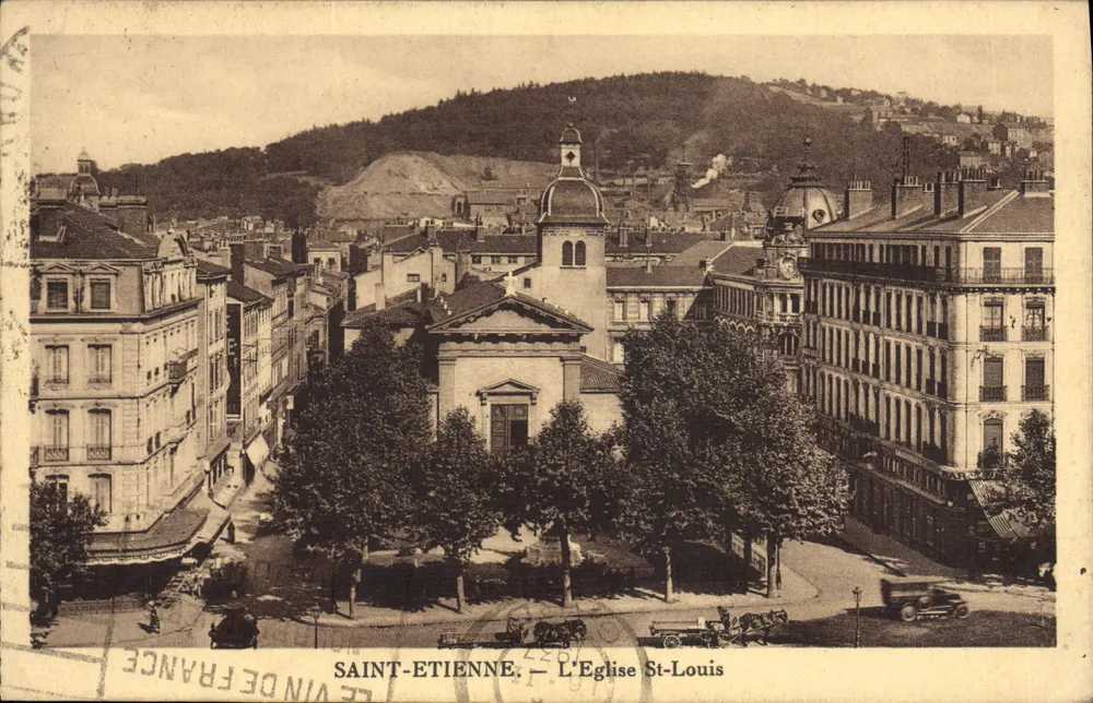Saint-Étienne — A Igreja de São Luís — Editora não identificada - Frente