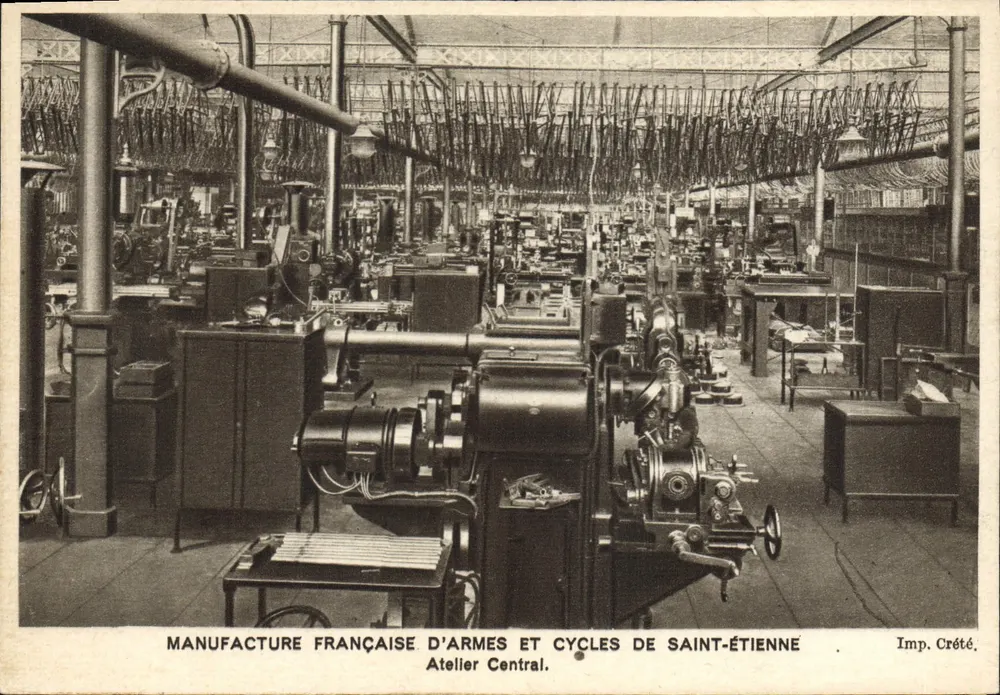 Manufacture Française d'Armes et Cycles de Saint-Étienne — Zentralwerkstatt — Imp. Créété - Vorderseite
