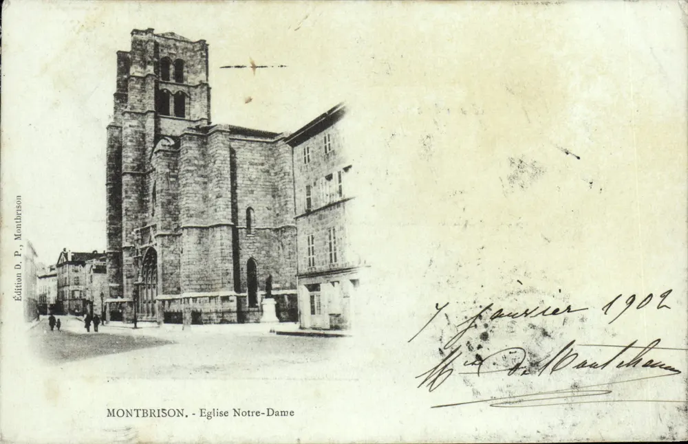 Montbrison - Katedra Najświętszej Maryi Panny — Wydawnictwo D. P., Montbrison - Awers
