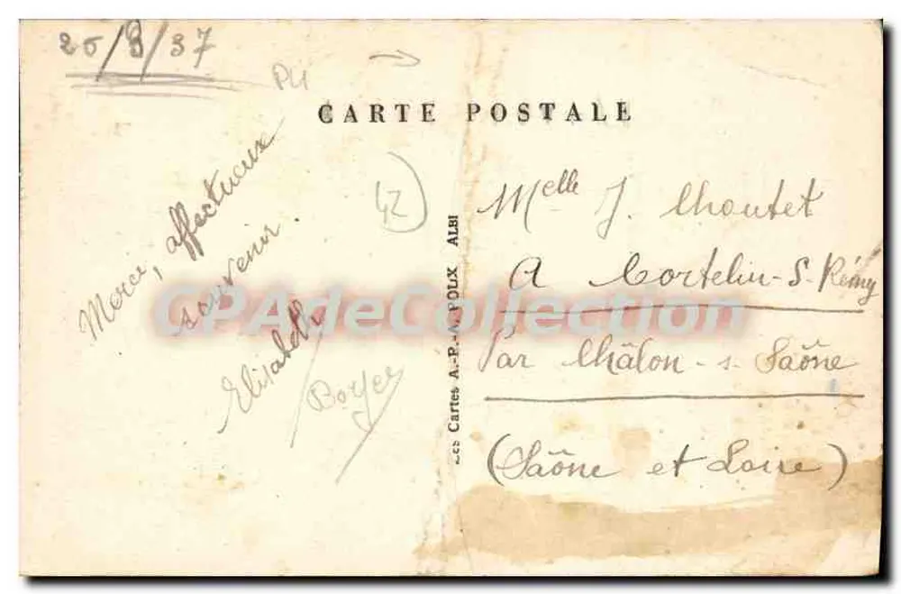 St-ÉTIENNE-LE-MOLARD — Le Pont suspendu sur le Lignon — LA LOIRE ILLUSTRÉE - Rückseite