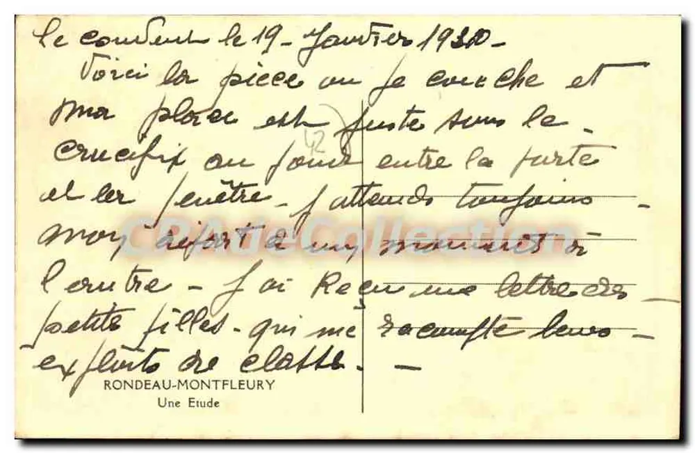 Sala de aula — escola — RONDEAU-MONTFLEURY - Verso