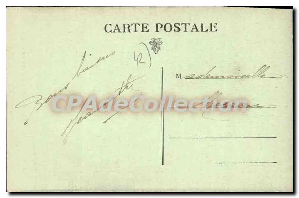 St JULIEN la VÊTRE — Innere des Kirchens — Verlag Bourzand - Rückseite