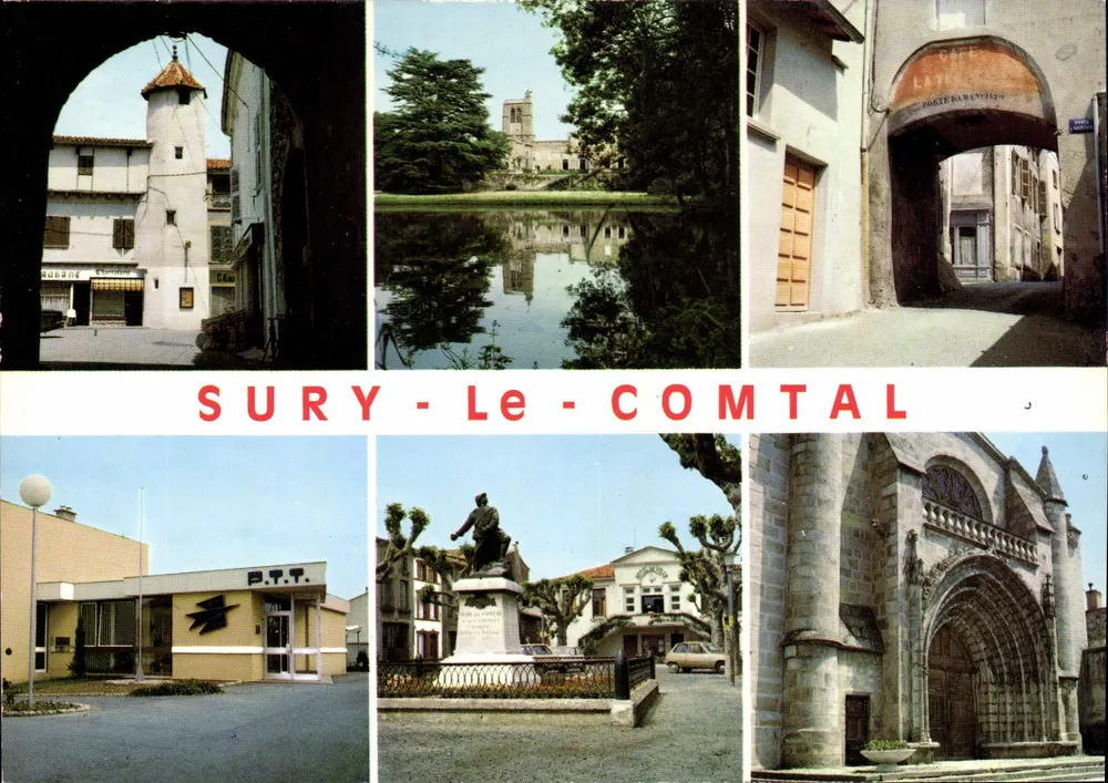 SURY-Le-Comtal — vista panorâmica — Edições L.A. Duvoux - Frente