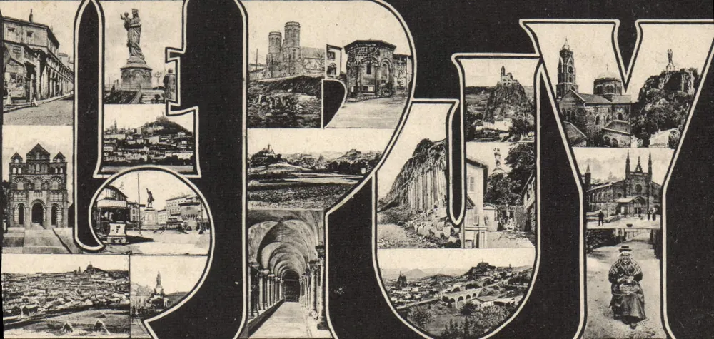 Lyon — vista panorâmica — editor desconhecido, número de série não visível - Frente