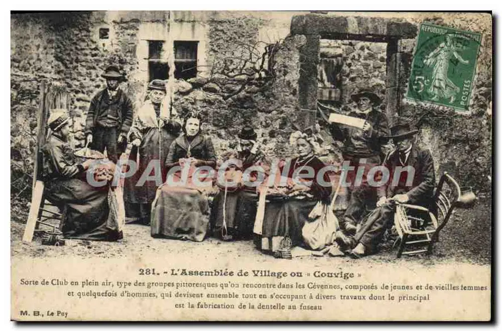 Dorfversammlung oder 'Couvige' — Le Puy — M. B. - Vorderseite