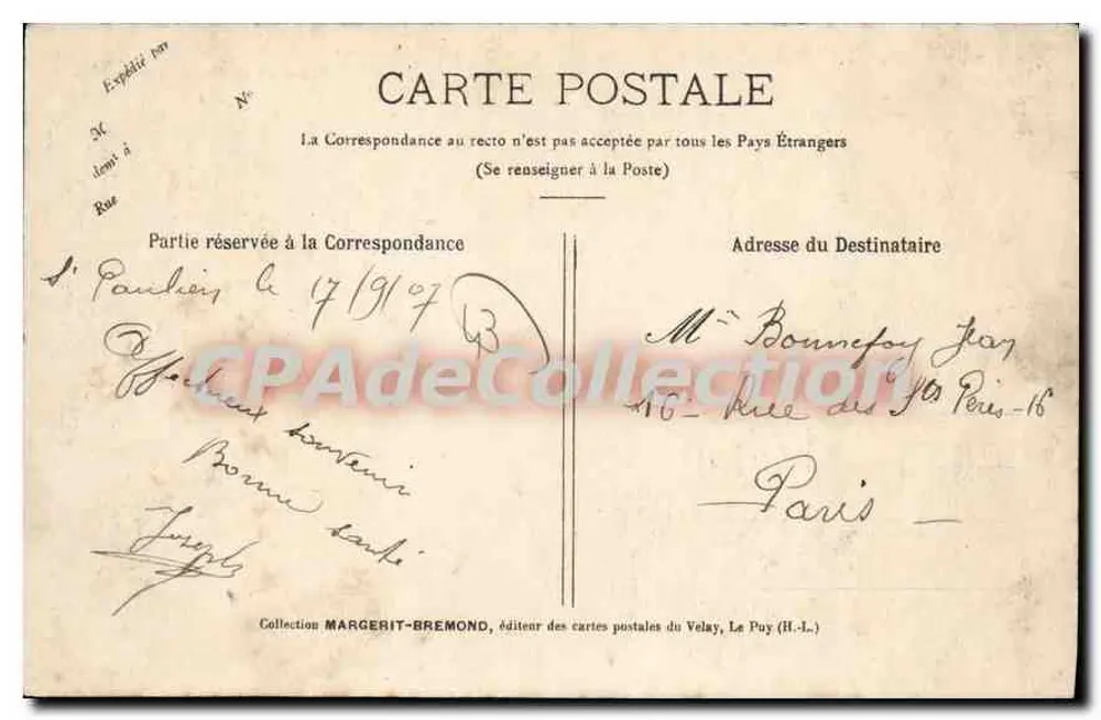 O Castelo de La Rochelambert — Biju de arquitetura Renascentista do século XV, posição admirável na margem direita da Borne — "LE VELAY ILLUSTRÉ" n°518 - Verso