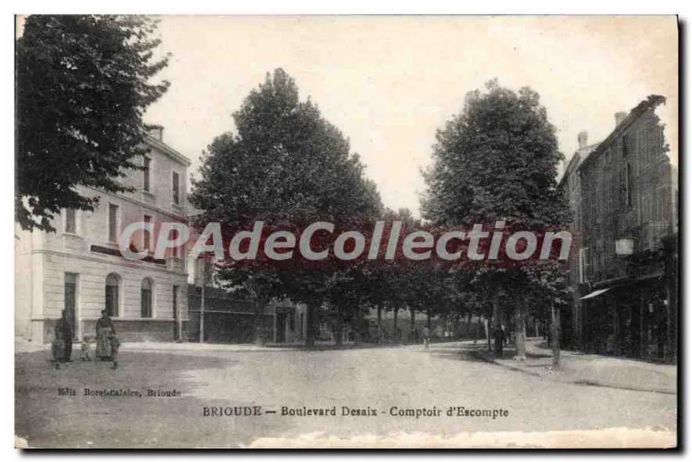 Brioude — Boulevard Desaix — Casa de Desconto - Frente