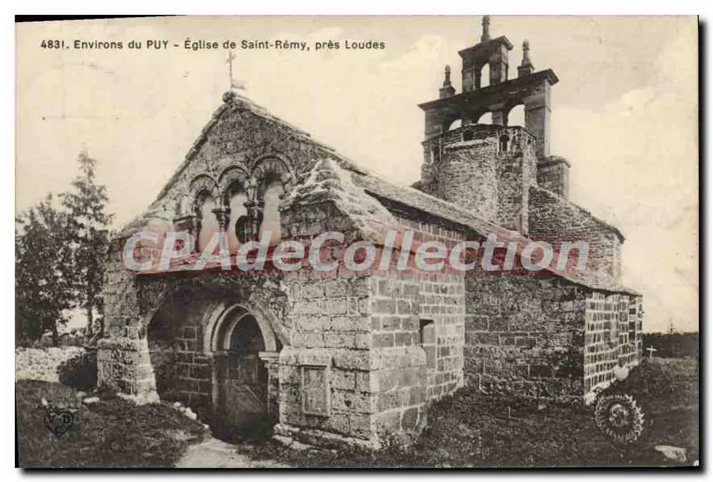 Kirche Saint-Rémy, nahe Loudes — Umgebung des PUY — n° 4831 - Vorderseite