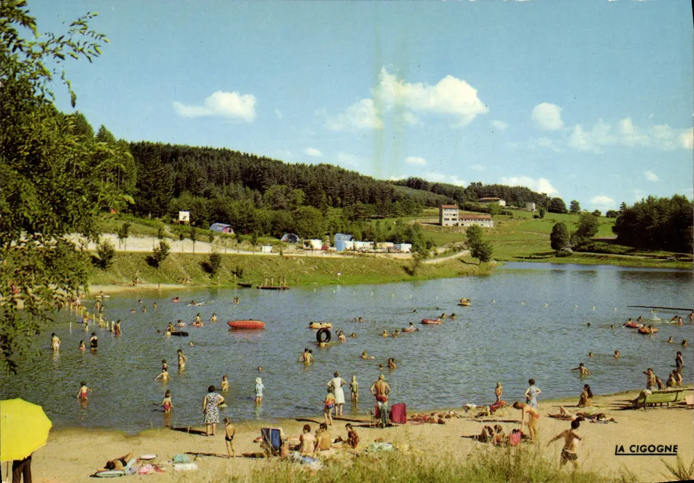 See der Storch — Wasserblick und Camping — Editions 'LA CIGOGNE', Vichy - Vorderseite