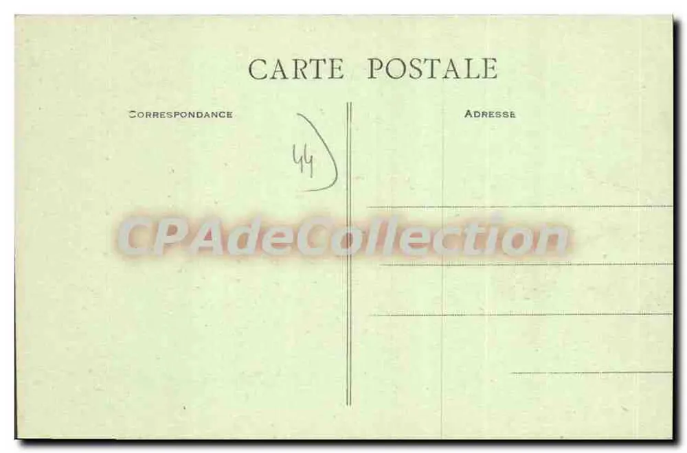 La Baule - Avenue de la Gare und die Post — Verleger nicht sichtbar - Rückseite