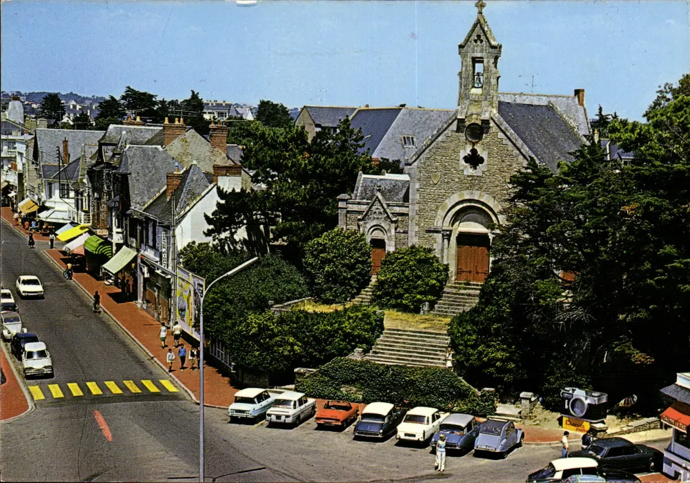 La Baule (Loire-Atlantique) — Am Kreuzungspunkt, die Kapelle — Éditions de St-Herbin (Antes) - Vorderseite