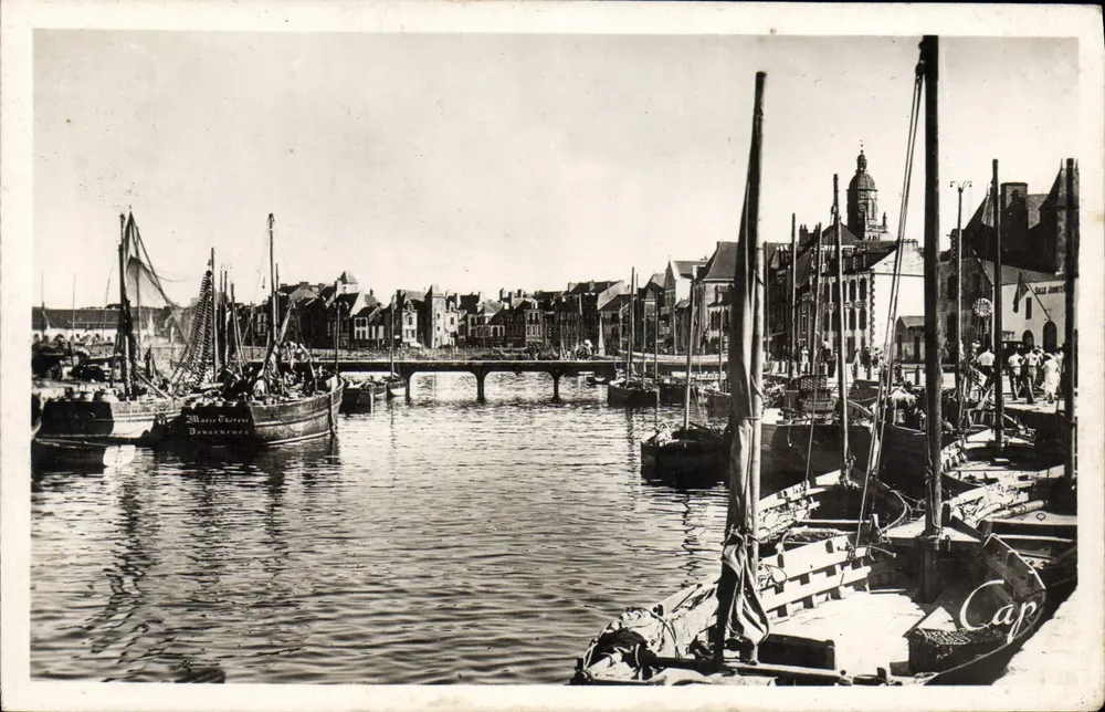 Hochwasser am Hafen und an den Kaien — Le Croisic — REAL-PHOTO C.A.P. - PARIS - Vorderseite