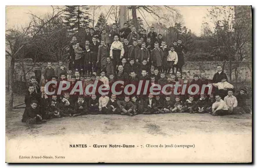 NANTES - Éuvre Notre-Dame - 7. Éuvre du jeudi (campagne) — Édition Artaud-Nozais, Nantes - Vorderseite