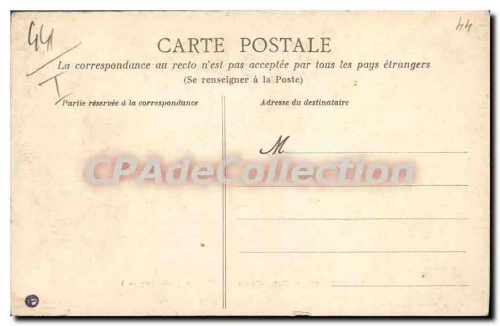 NANTES - Éuvre Notre-Dame - 7. Éuvre du jeudi (campagne) — Édition Artaud-Nozais, Nantes - Rückseite