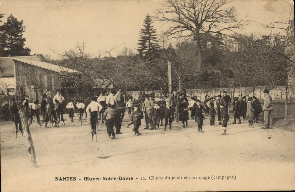 NANTES - Werk Notre-Dame - 12. Donnerstag-Werk und Patronat (Kampagne) - Vorderseite