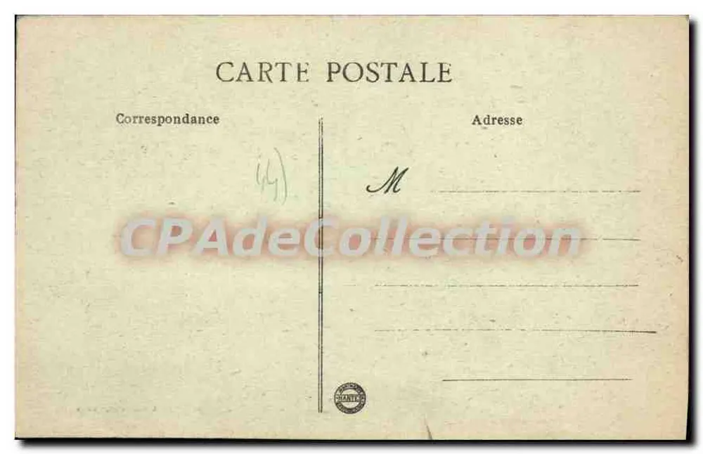 Lembranças de Nantes — Editor FAVET NEPTUNUS — Série NANTES - Verso