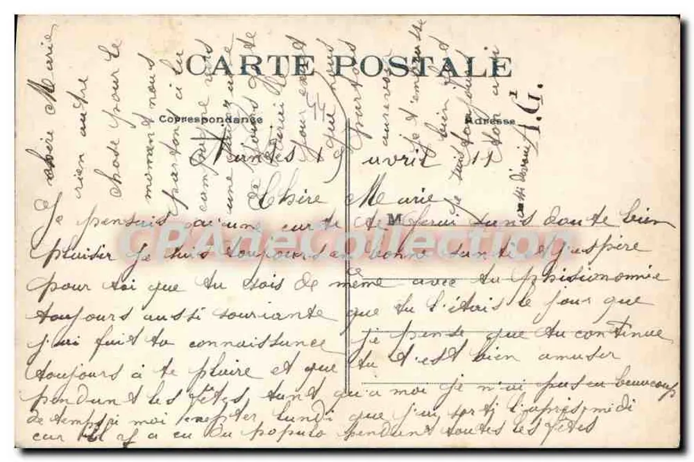NANTES - Estátua de Villebois-Mareuil — Pholotypie Vasselier, n° 505 - Verso
