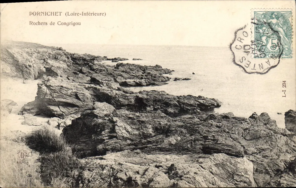 PORNICHET (Loire-Inférieure) — Rochos de Congrigou — editor L. I. 234 - Frente