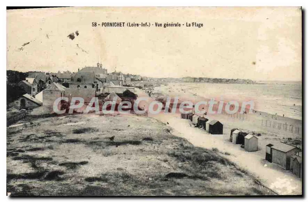 Pornichet (Loire-Inf.) — Vista geral — La Flage - Frente