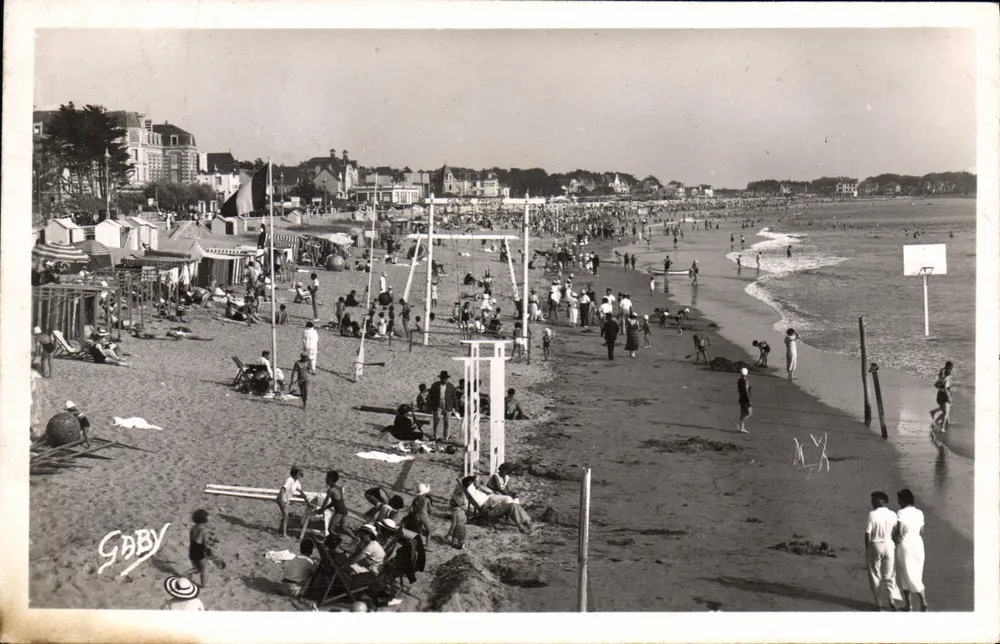 Praia de Pornichet — vista geral — Gaby - Frente