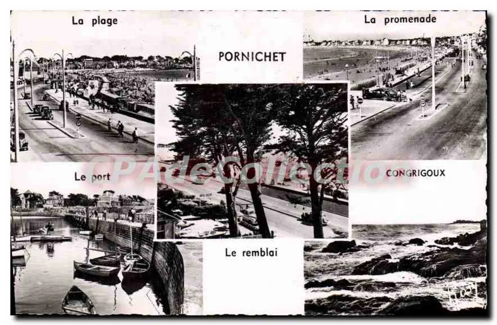 Pornichet — Vista panorâmica — F. Chapeau, editor Nantes - Frente