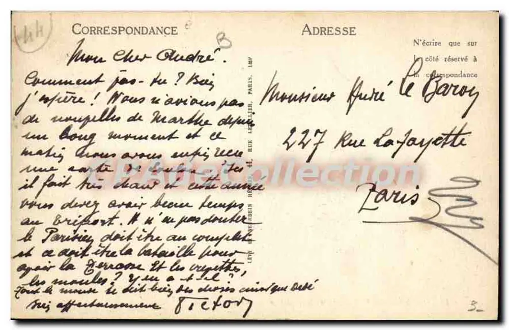 Pornichet — Sainte-Marguerite — O Boulevard — LL - Verso