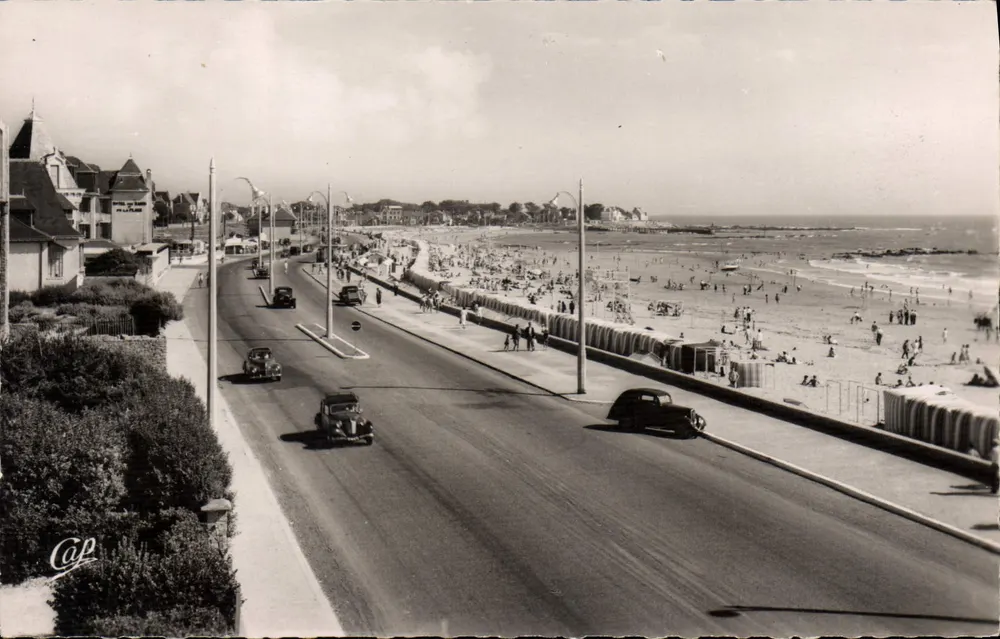 Pornichet — La Promenade y la Playa — Cie des Arts Photographiques - Anverso