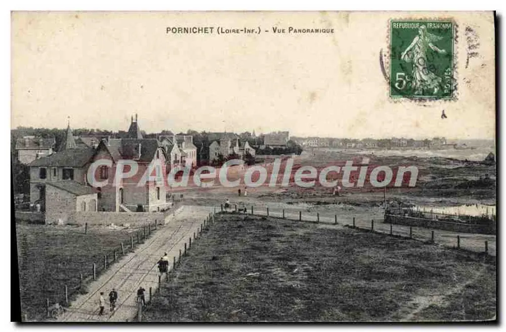 Pornichet (Loire-Inf.) — Widok panoramiczny — wydawca nieznany - Awers
