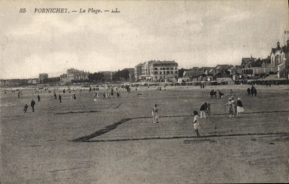 Pornichet — A Praia — LL. — N° 85 - Frente