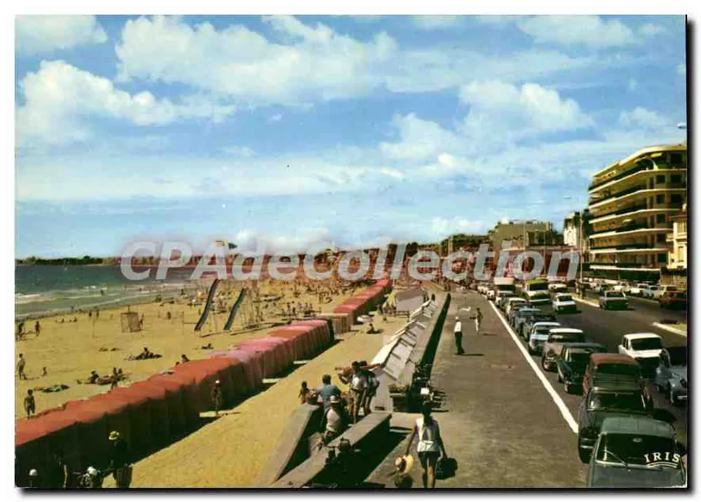 Pornichet (44) — A Praia e o Boulevard — Edição CAP-THEOJAC - Frente