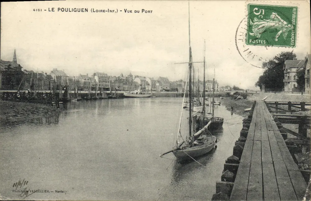 Le Pouliguen (Loire-Inf.) — Ansicht des Hafens — Phototypie Vasselliek, Nantes - Vorderseite