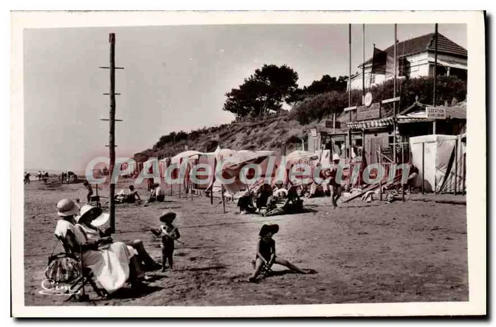 Saint-Brévin-l'Océan — A Praia em Direção ao Pointeau — Fot. Provost-Troussel - Frente