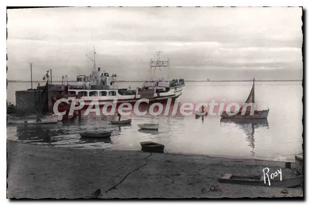 Hafen von Saint-Brevin — Abfahrt des Fährschiffs nach Saint-Nazaire — Verlag F. Chapeau - Vorderseite