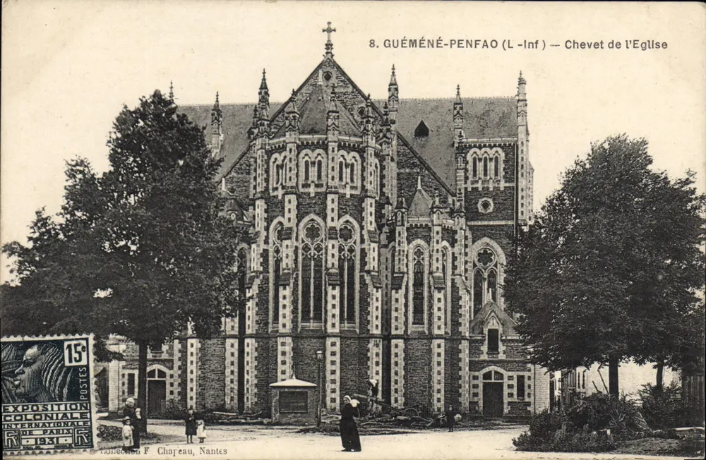 Guéméné-Penfao (L-Inf) — Kirchenschiff — Chapeau, Nantes - Vorderseite