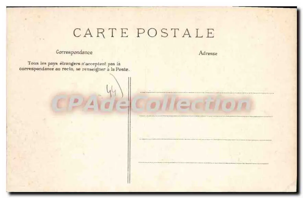 Castelo de Careil — Guérande — lado sul — C. L. C. - Verso