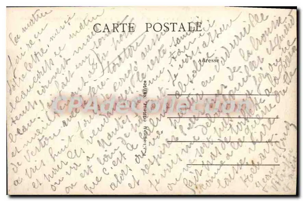 Vertou (Loire-Inf) — Tal der Sèvre vom Portillon-Mühlen aus - Rückseite