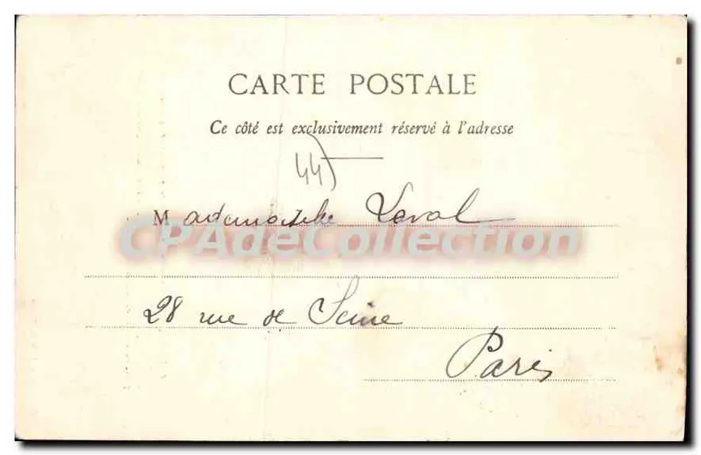 Castelo de Clisson — ruínas pitorescas — Coleção G. I. D. de Nantes - Verso