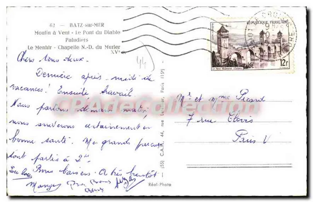 Balz-suz-Mez — Colagem de paisagens e personagens — Réal-Photo - Verso