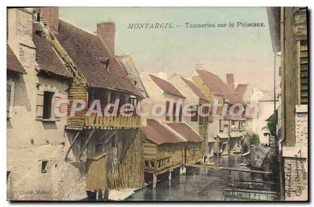 Montargis — Tanneries sobre o Puiseaux — Chiche Mallet - Frente