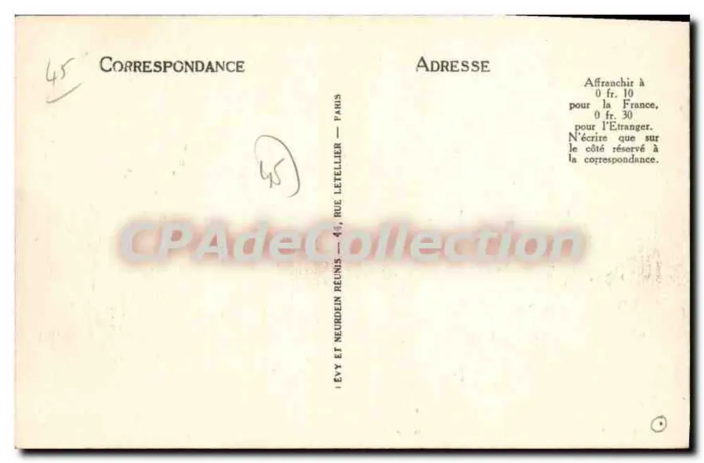 Montargis - Place Mirabeau — LL, n°17 - Verso